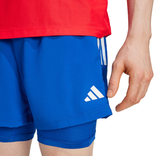 Adidas Men's Own the Run CLIMACOOL 2in1 Short - Royal Blue - Image 5