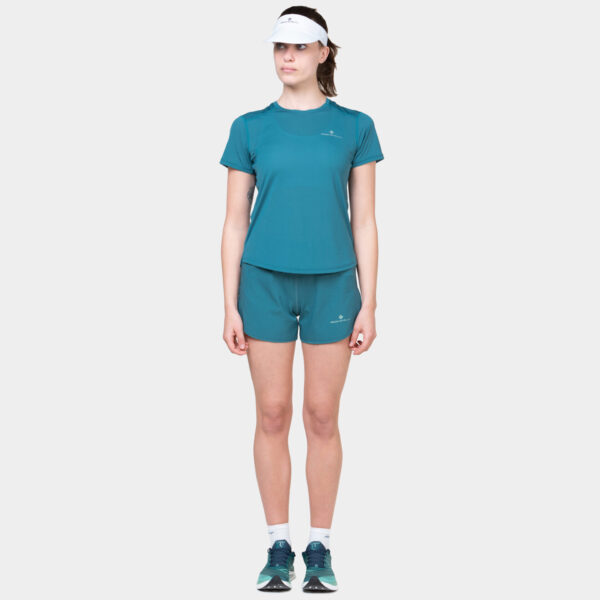 Ronhill Women's Tech 4.5in Short - Mallard/Meadow - Image 2