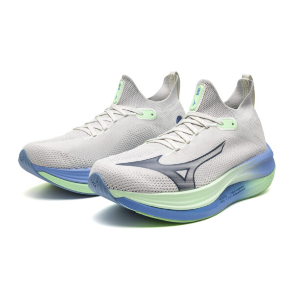 Mizuno Men's Neo Vista - Nimbus Cloud/Vintage Indigo/Neo Mint - Image 3