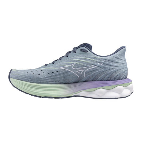 Mizuno Women's Wave Skyrise 6 - Citadel/White/Bay - Image 2