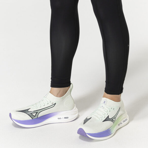 Mizuno Women's Neo Zen - Hint of Mint/India Ink/Paisley Purple - Image 7