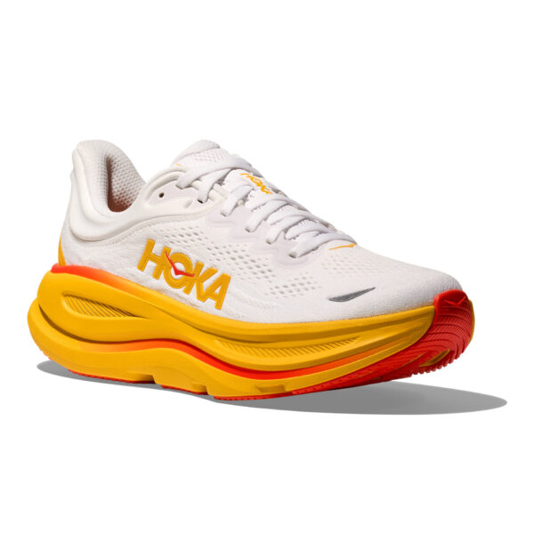 Hoka Women's Bondi 9 - Frost/Sunflower - Image 3