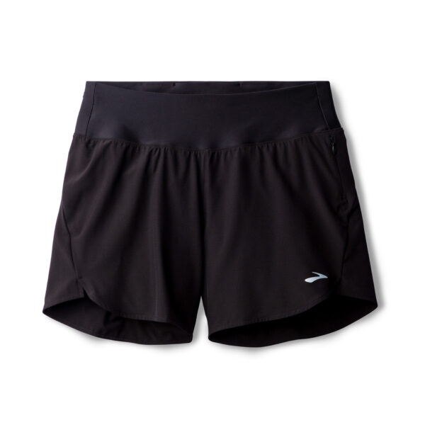 Brooks Women's Chaser 5" Short 2.0 - Black - Image 4