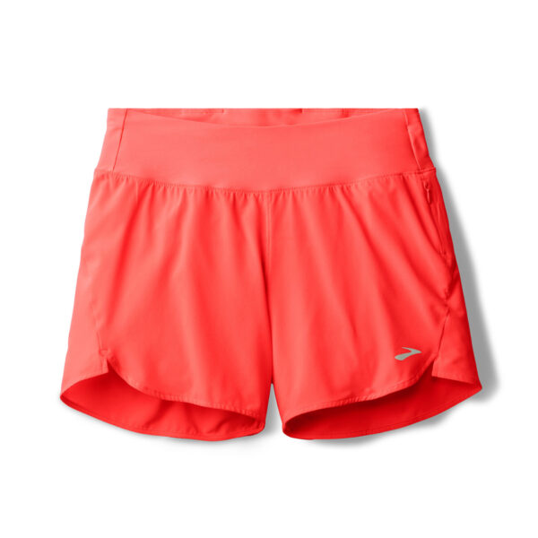 Brooks Women's Chaser 5" Short 2.0 - Neo Cayenne - Image 5