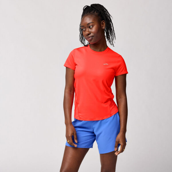 Brooks Women's Sprint Free Short Sleeve 3.0 - Neo Cayenne