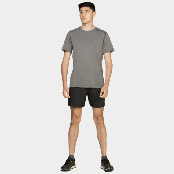 Ronhill Men's Tech Golden Hour Tee - Black Matrix