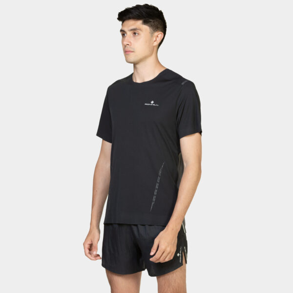 Ronhill Men's Tech Race S/S Tee - Black/Artemis